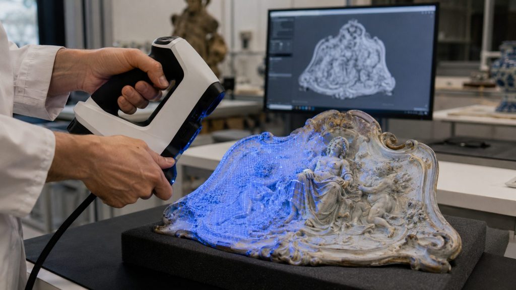 Scanare 3D obiecte de arta
