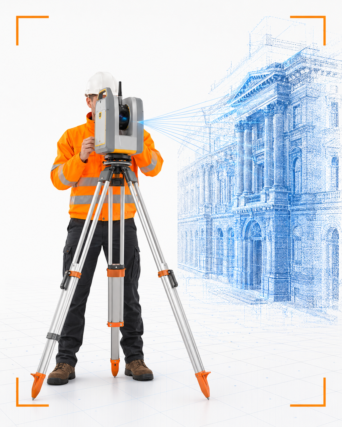 Scanare laser 3D cladiri si hale