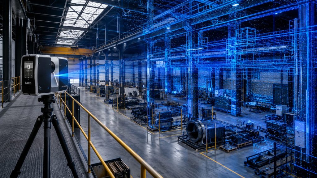 Servicii de scanare laser 3D hale industriale