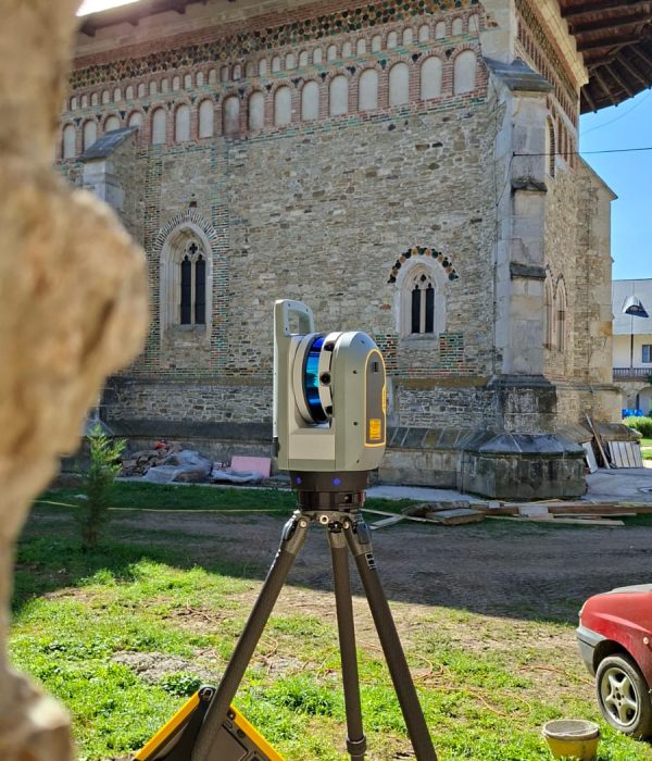 Scanare 3D interior biserică