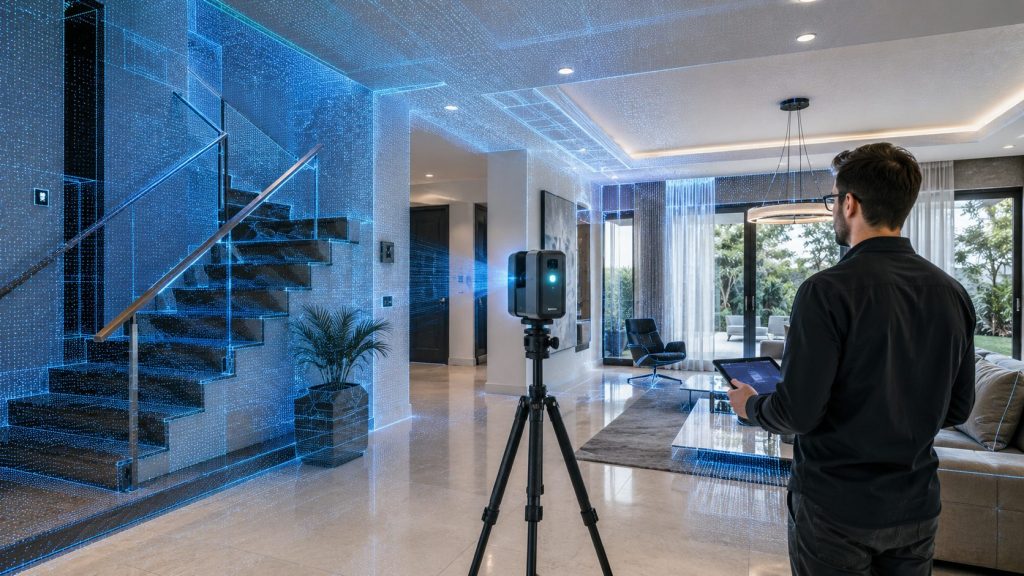 Scanare 3D laser cladiri rezidentiale