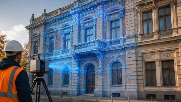 Scanări 3D fațade clădiri