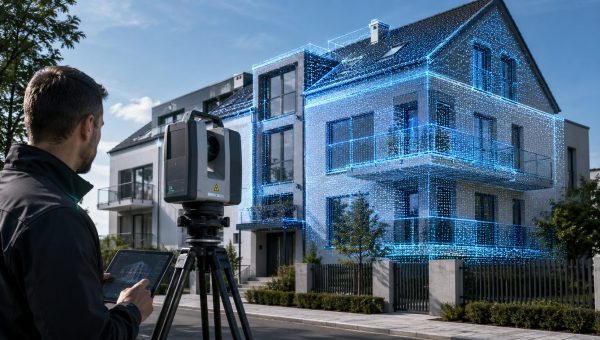 Scanare laser 3D clădiri civile și rezidențiale
